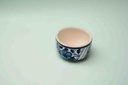  Blue pottery Butter cup    IMG # 1