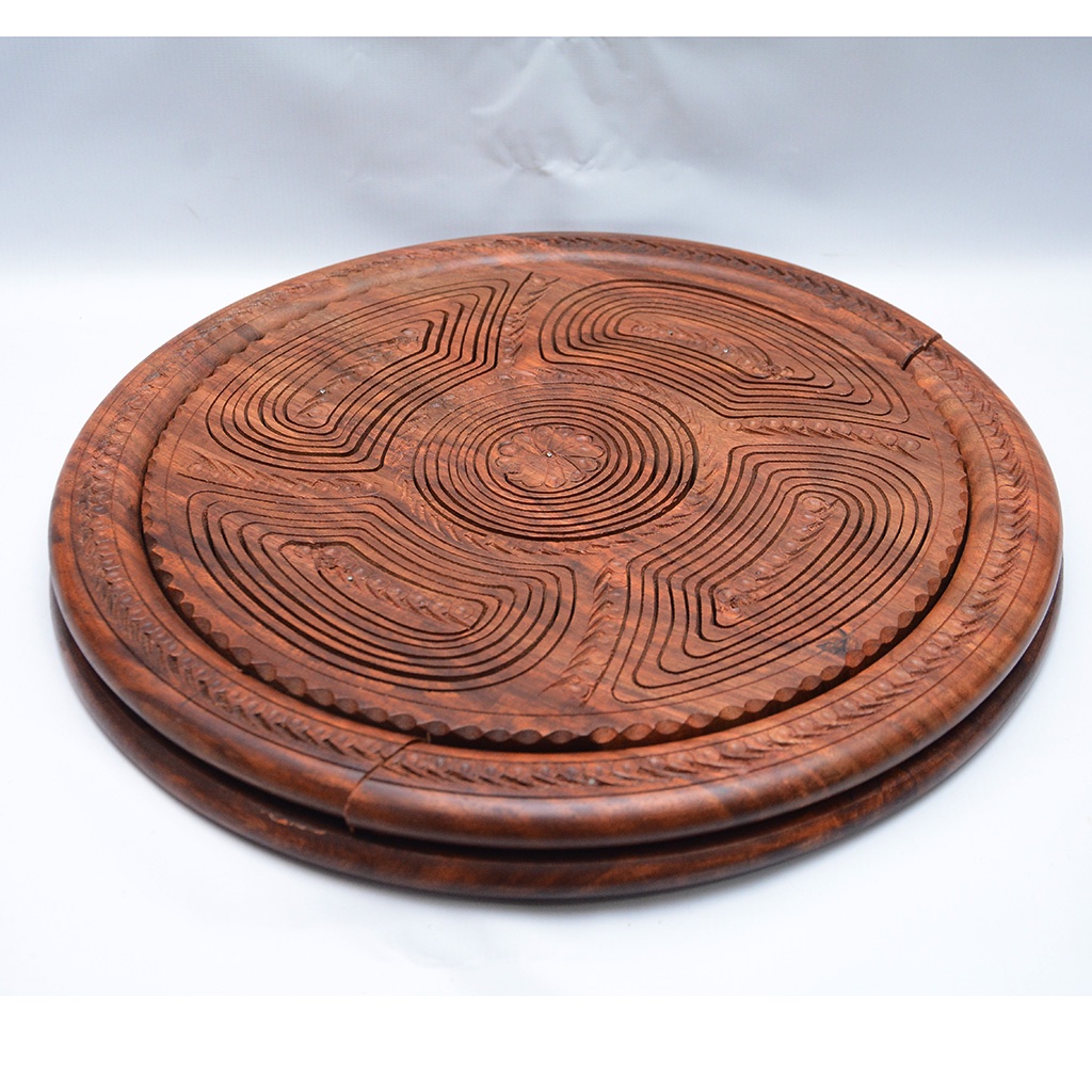 Handcrafted Wooden Collapsible Basket IMG # 12176