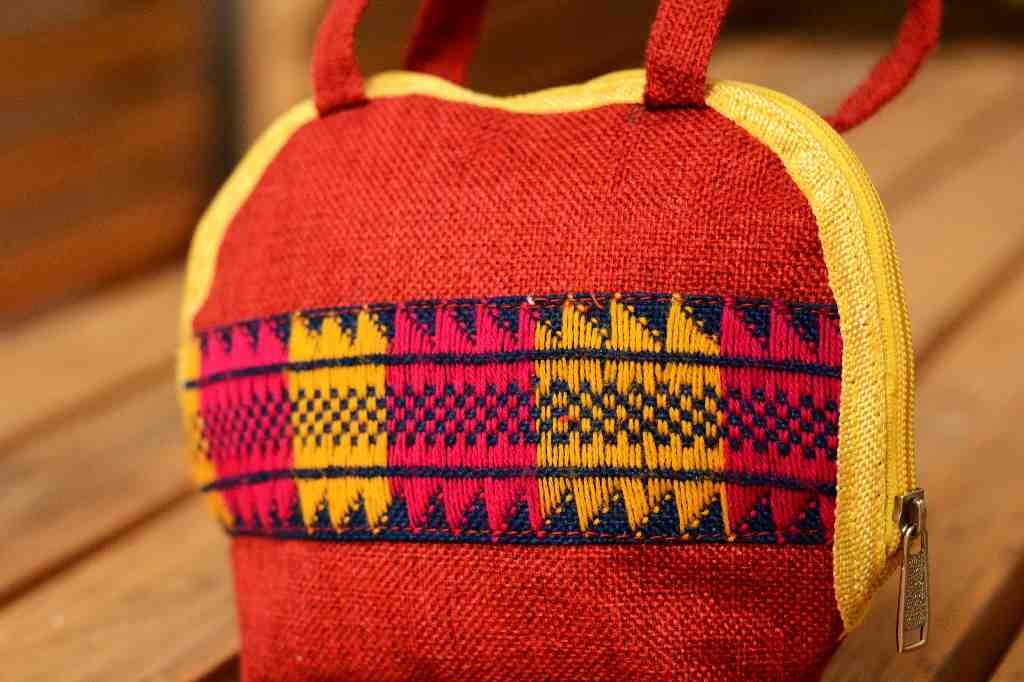 Hazara Phulkari Embroidered Handbag IMG # 1