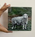 Sheep Acrylic Painting on 4' in. Canvas