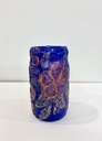 Decorated Pencil Glass Jar