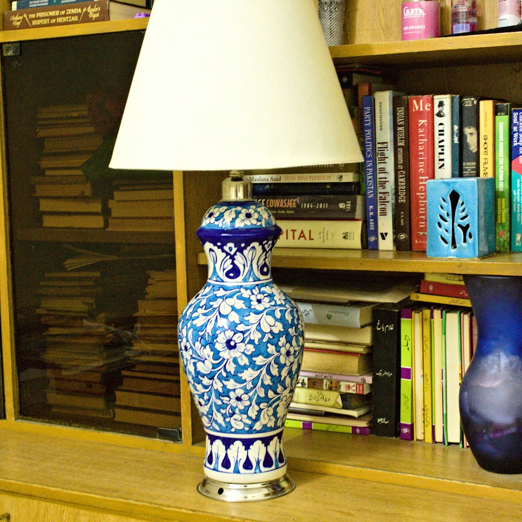 Azure Tall Lamp w Shade