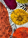 Mixed Media Boho Floral Art on Paper