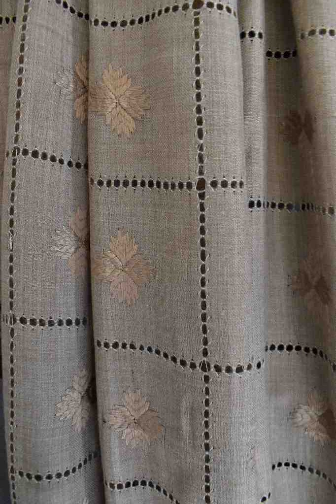 Beige Phulkari Shawl IMG # 1
