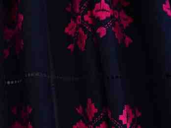 Blue and Pink Phulkari Shawl IMG # 1