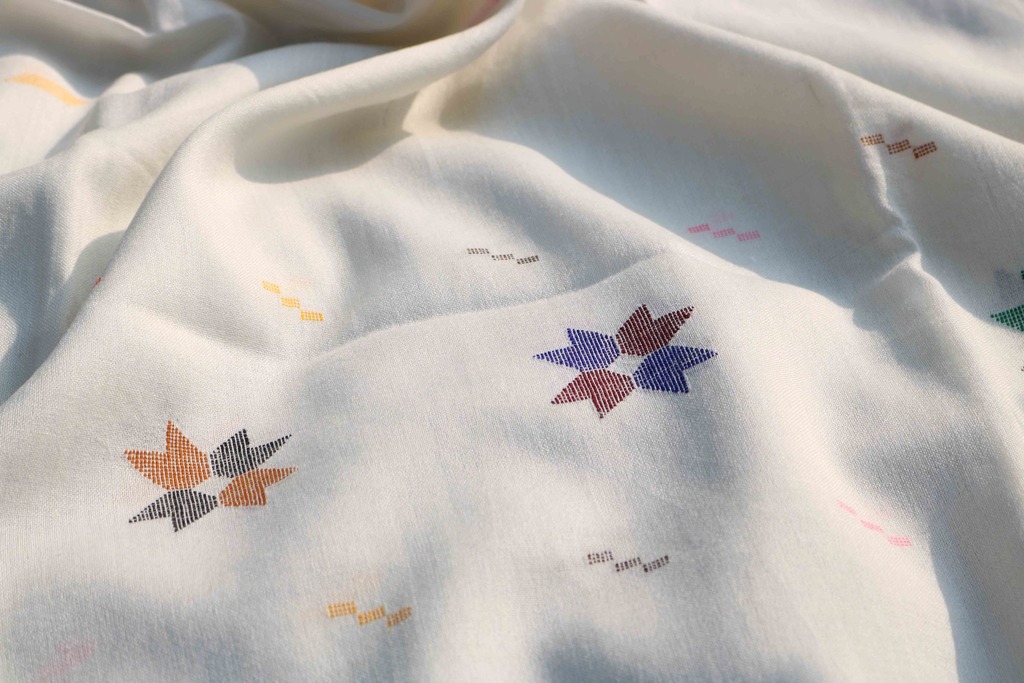 Swati Khaddi Embroidered Wool Shawl