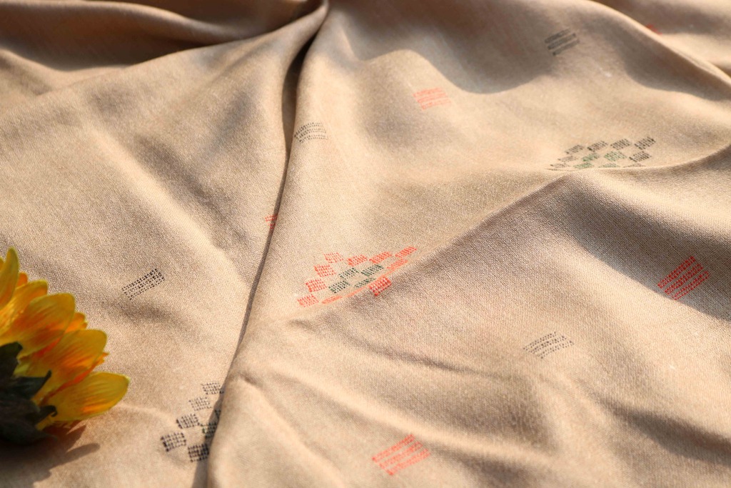 Swati Khaddi Embroidered Wool Shawl