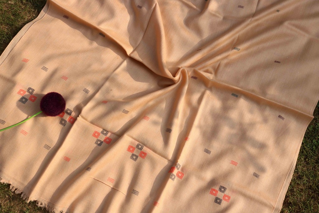 Swati Khaddi Embroidered Wool Shawl