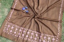 Swati Khaddi Embroidered Wool Shawl