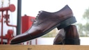 Dual Shade Tan-Brown Handmade Leather Shoe