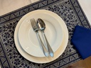 Block-printed Table Mats with Napkins - Set of 6