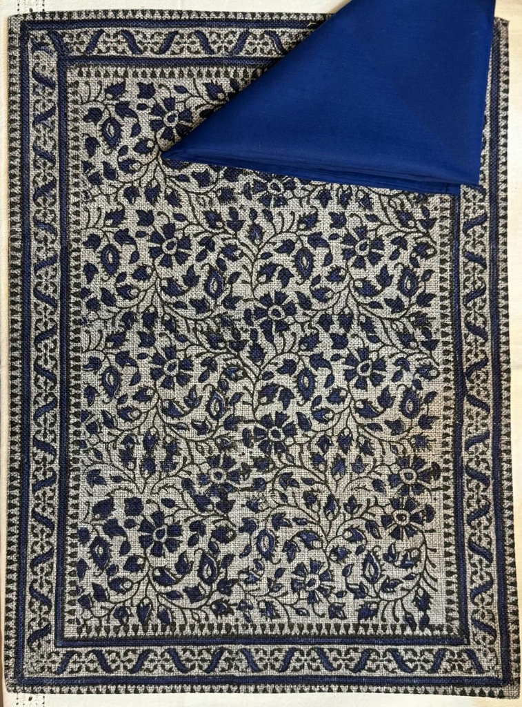 Block-printed Table Mats with Napkins - Set of 6