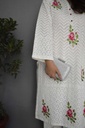 Rilli Work Kurta with Cross-Stitch Embroidery IMG # 1