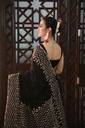 Ajrak Applique Sarree IMG # 1