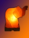 Elephant (HandiCraft) Salt Lamp(White)
