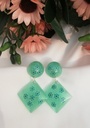 Floral Resin Earrings IMG # 1