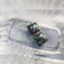 Black Glitter Earrings IMG # 1