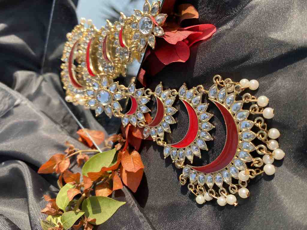 Hand-Crafted Antique Jhumkay Earrings - Duplicate IMG # 1