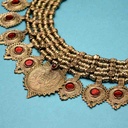 Afghani Golden Necklace IMG # 1