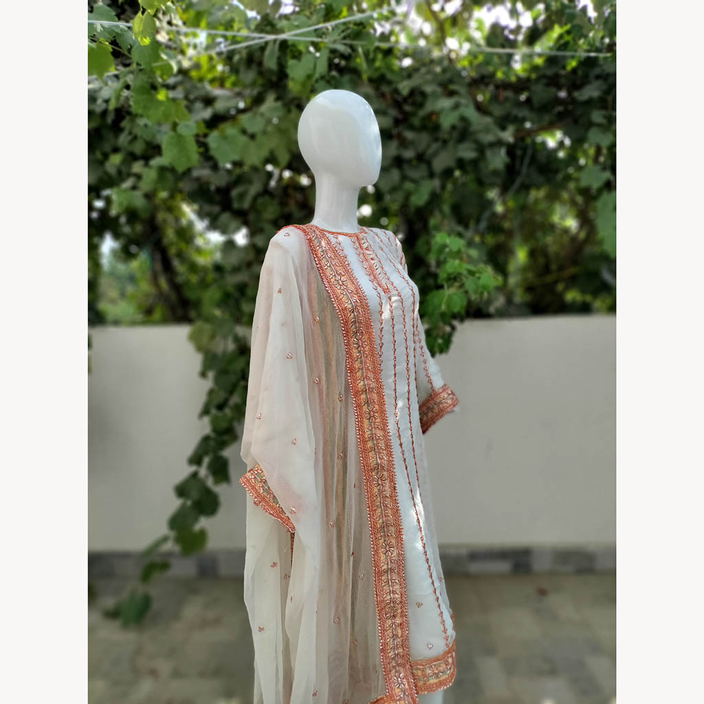 2 pc frock dupatta set