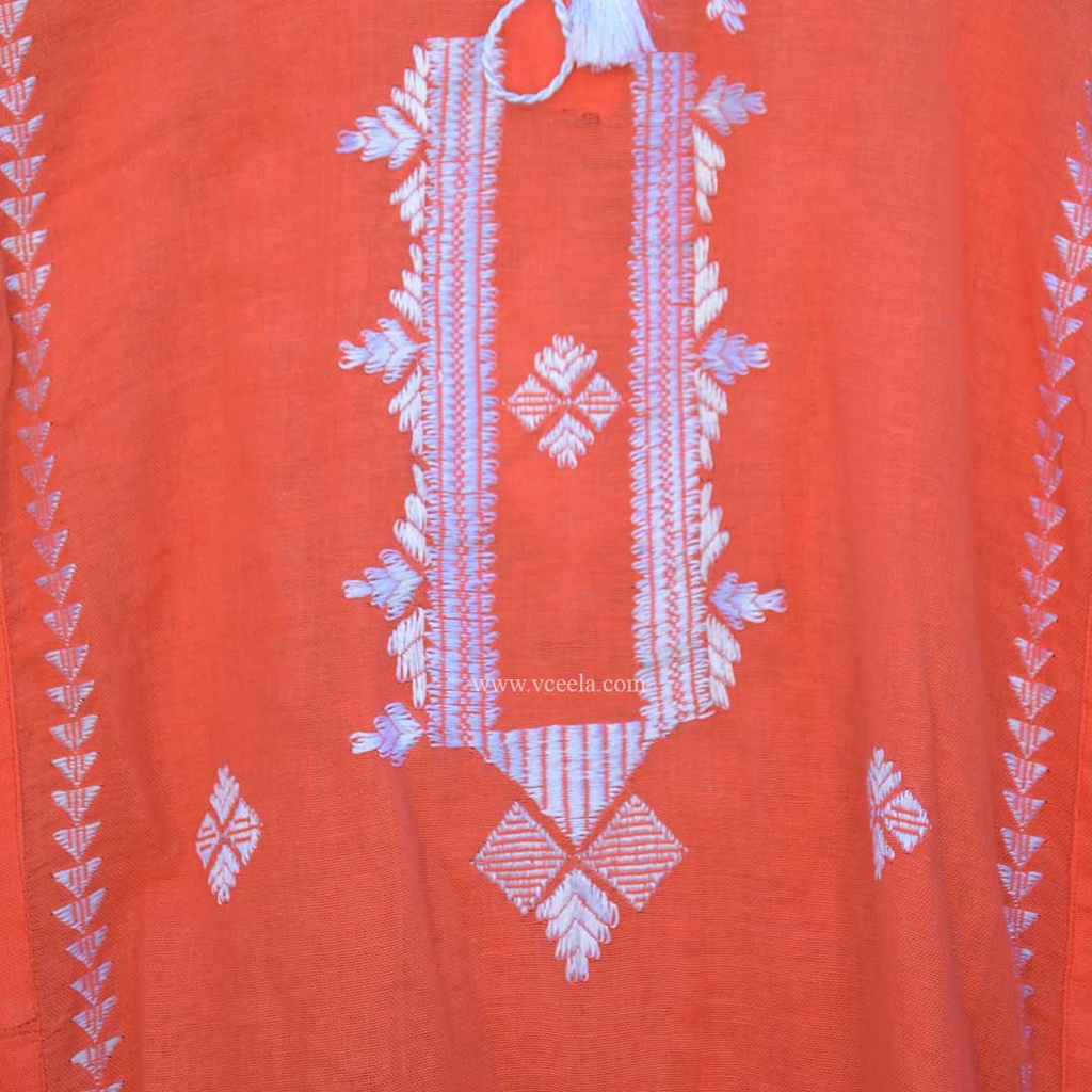 Phulkari Khadr Embroidered Kurta
