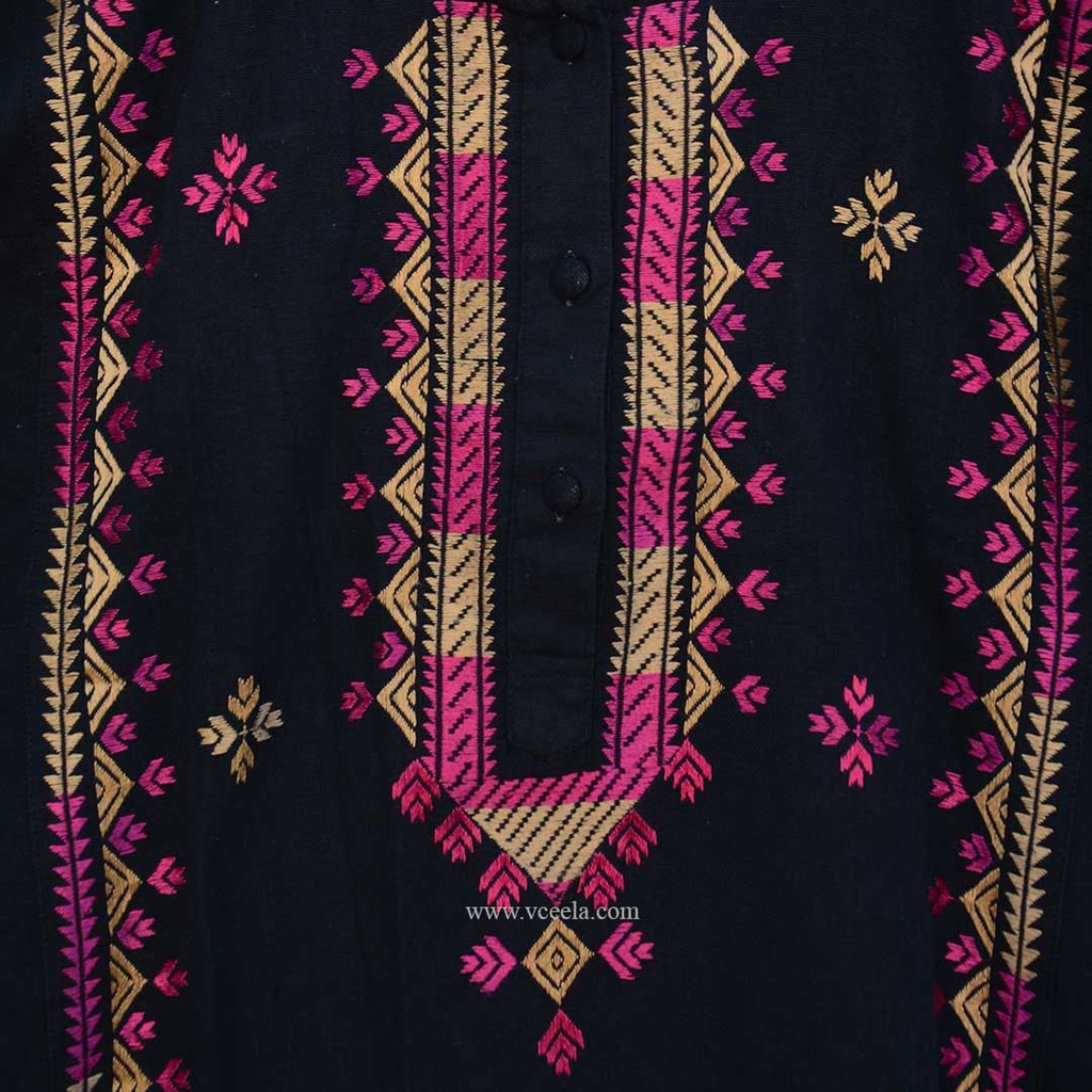Phulkari Khadr Embroidered Kurta