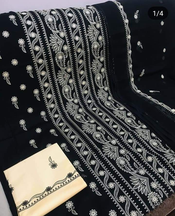 3 Piece Embroided Dress