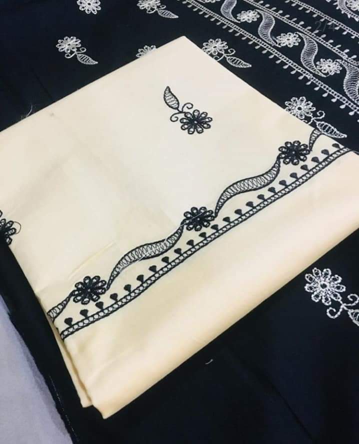 3 Piece Embroided Dress