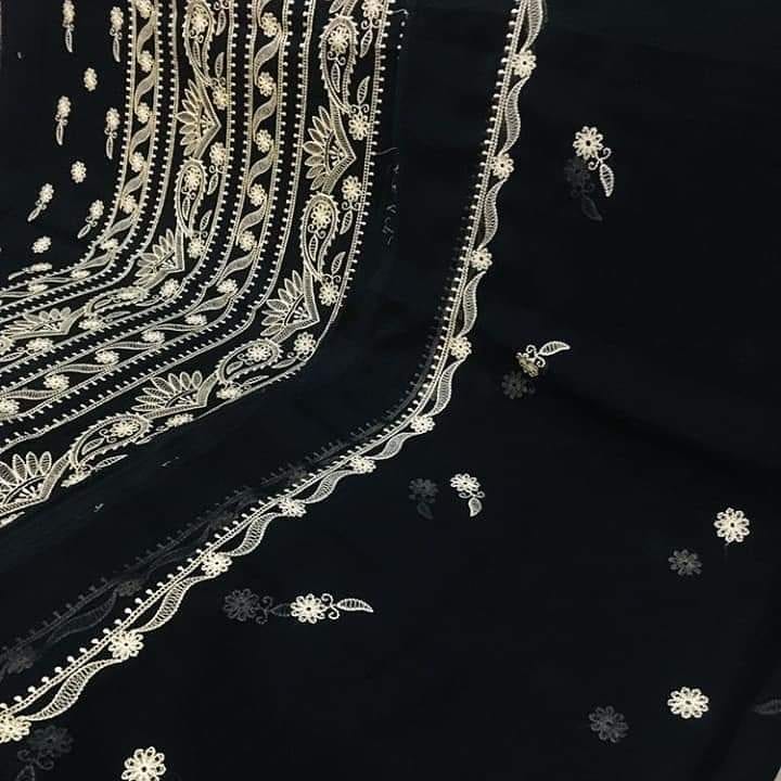 3 Piece Embroided Dress