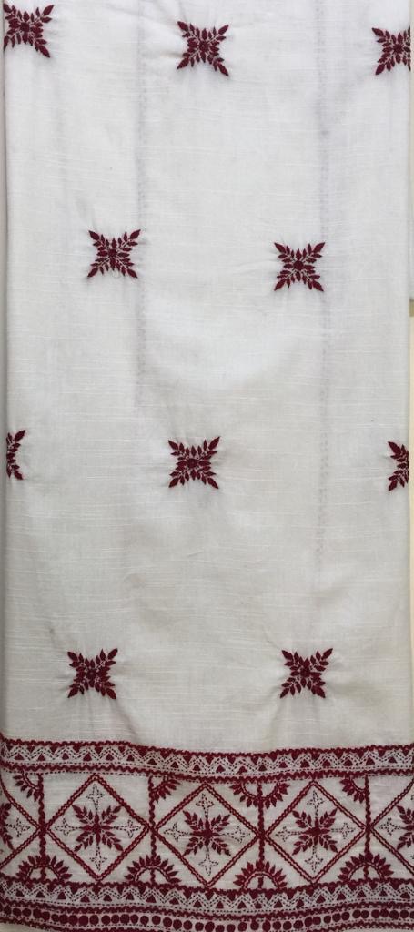 Hand Embroidered Khaddar Fabric Shirt And Trouser  (copy)