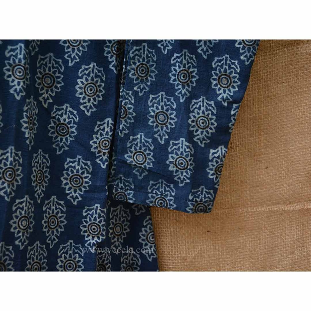 Handmade Block Printed Ajrak Shirt