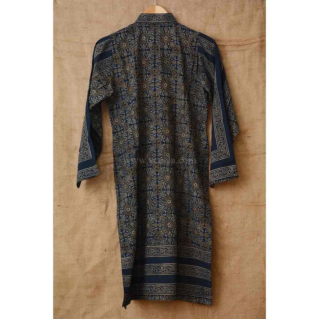 Handmade Block Printed Ajrak Shirt