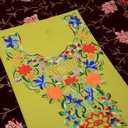 Ladies hand embroidered shirt piece 