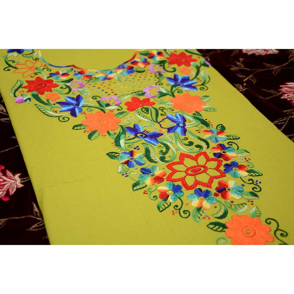 Ladies hand embroidered shirt piece 