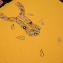 Ladies hand embroidered shirt piece 