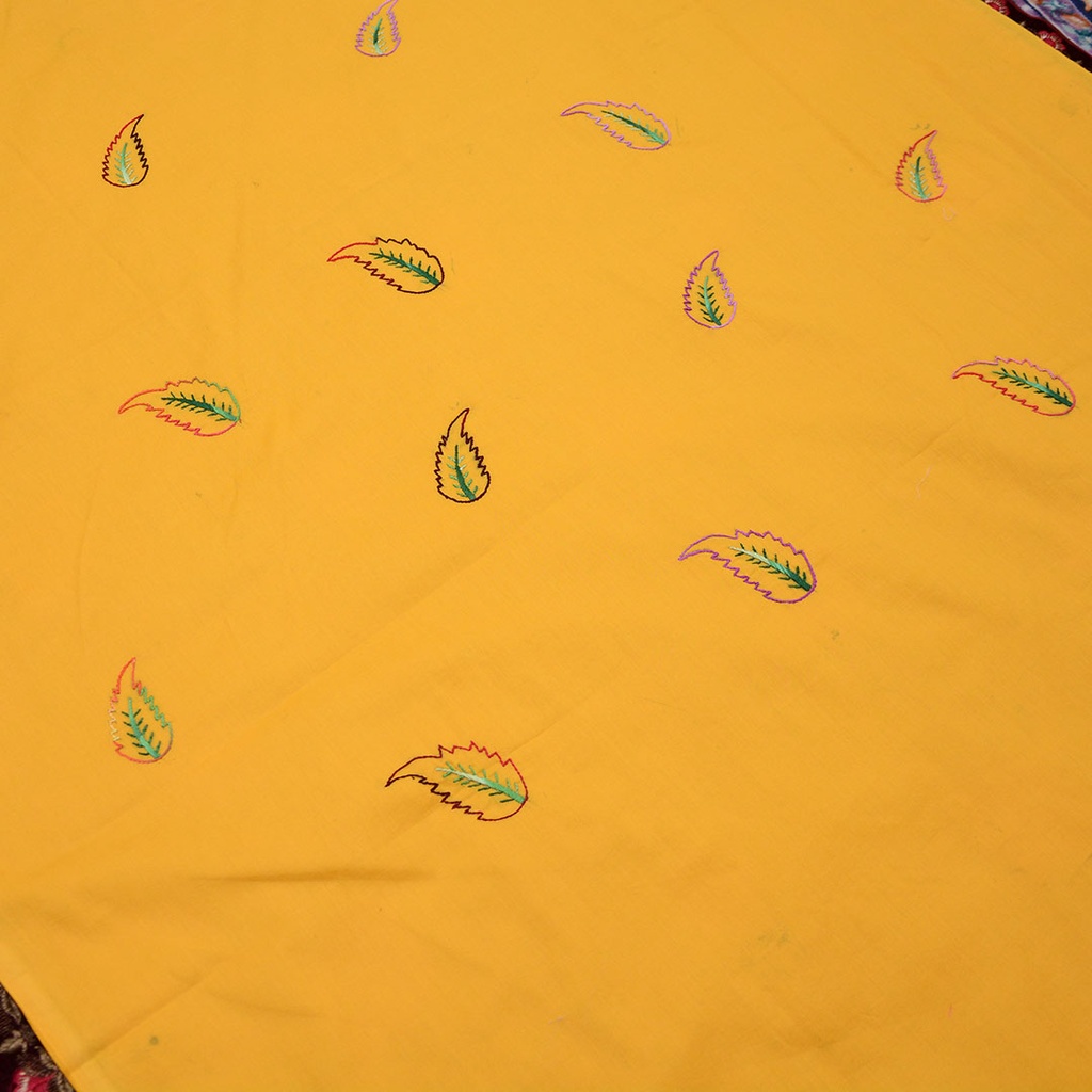 Ladies hand embroidered shirt piece 