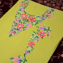 Ladies hand embroidered shirt piece 