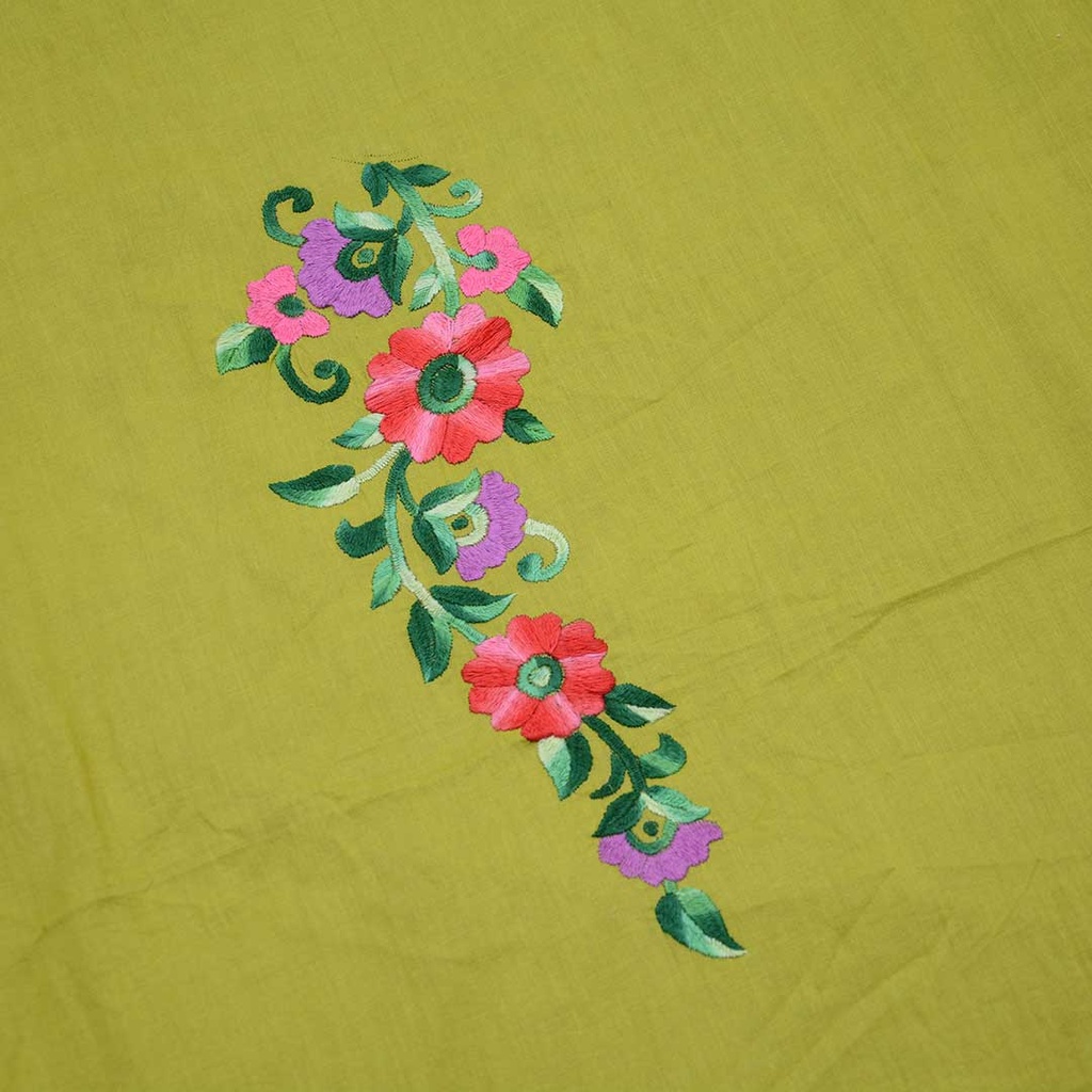 Ladies hand embroidered shirt piece 
