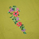 Ladies hand embroidered shirt piece 