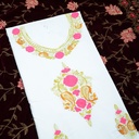 Ladies hand embroidered shirt piece