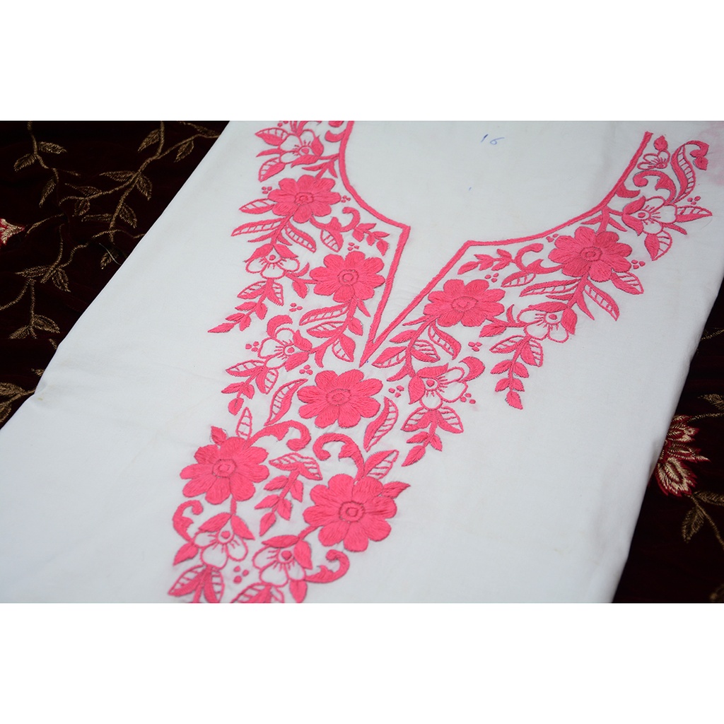 Ladies hand embroidered shirt piece