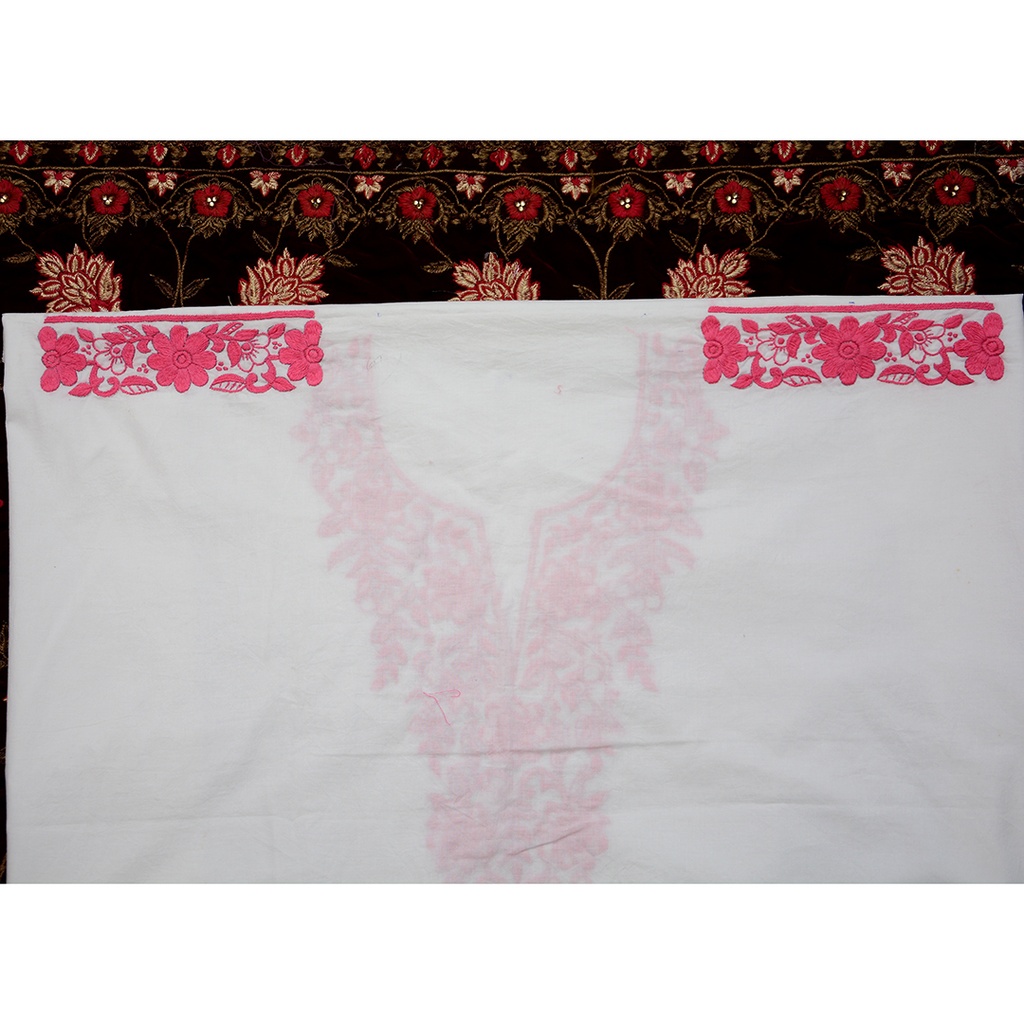 Ladies hand embroidered shirt piece