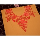 Ladies hand embroidered shirt piece