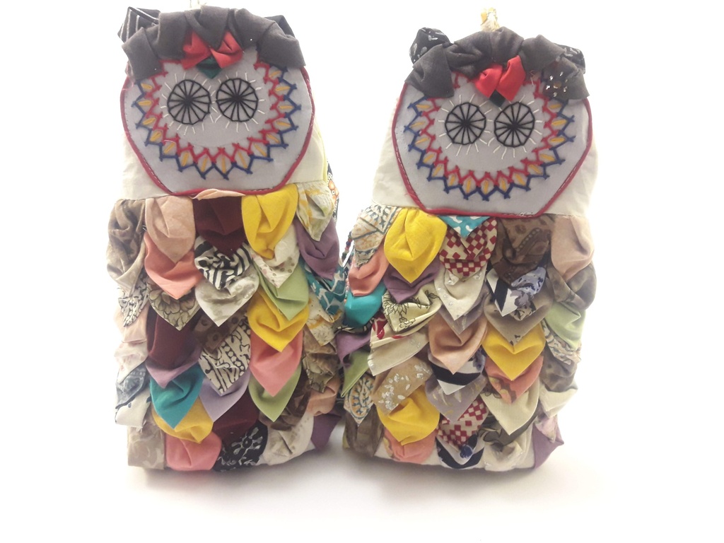 POT HOLDER OWL 2 PC 