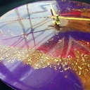 Jupiter Retrograde. resin clock IMG # 1