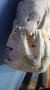White zeen fabric hand bag IMG # 1