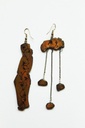 hand painted miniature earrings IMG # 1