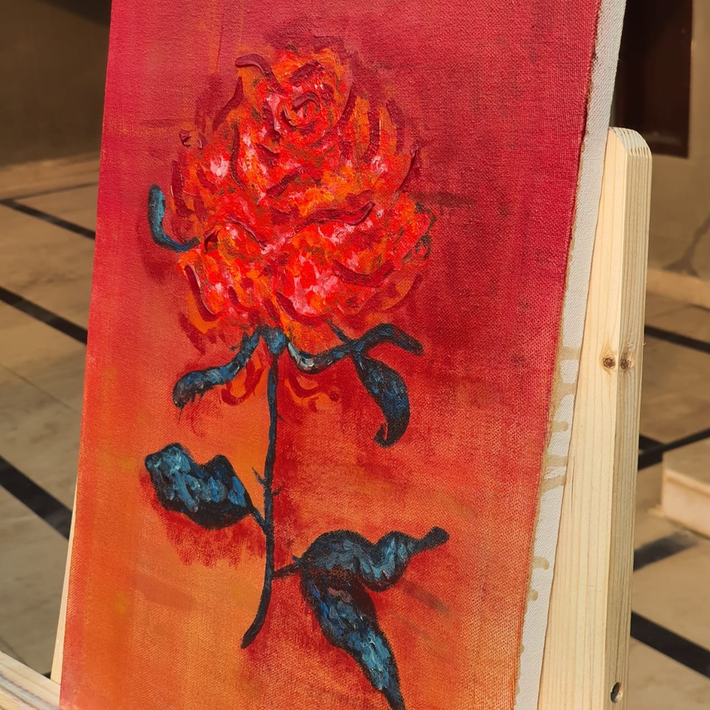 Rose Oil Painting
