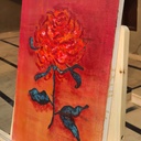 Rose Oil Painting
