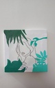 ' Enchanted ' ( hand embroidered and painted canvas) IMG # 1